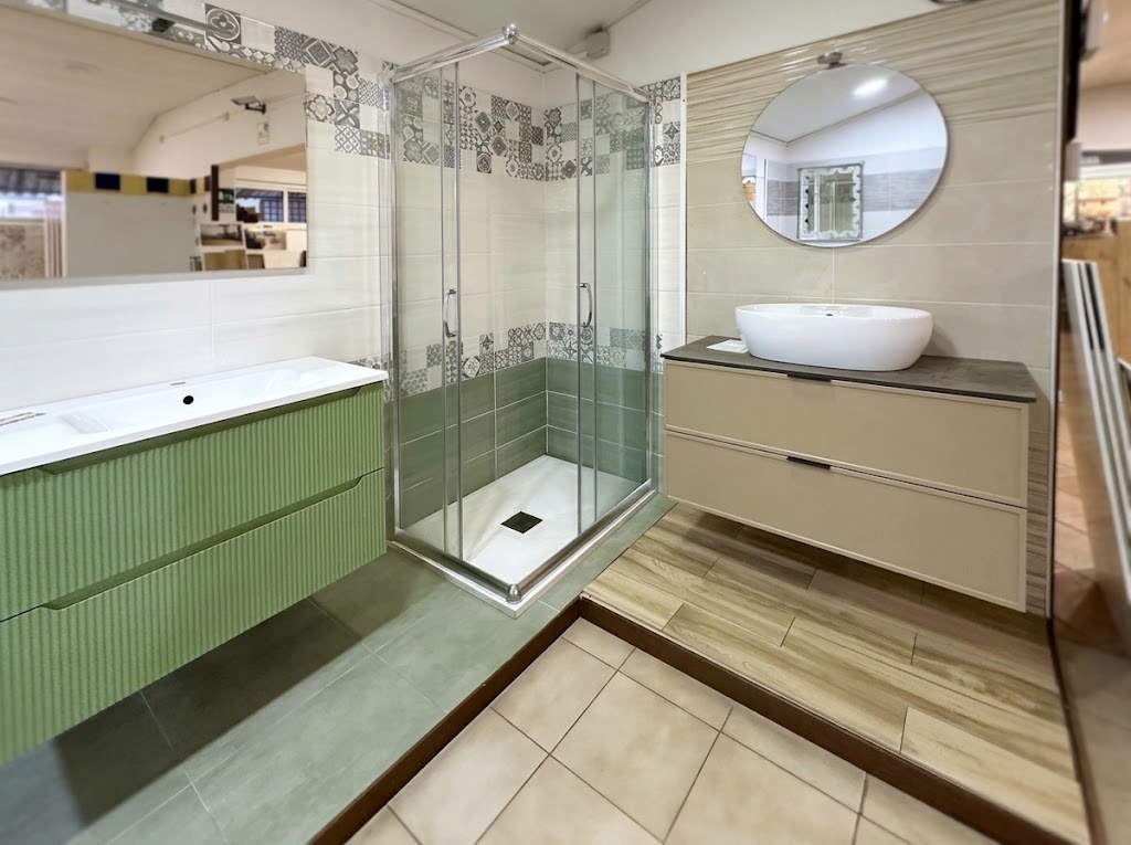 Arredo bagno con lavabo da appoggio